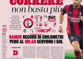 Gazzetta: Gonçalo Ramos’ record for kilometres. But Milan need goals.
