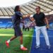 Gerry Cardinale and Diego Moreira of AC Milan كاردينالي موريرا ميلان