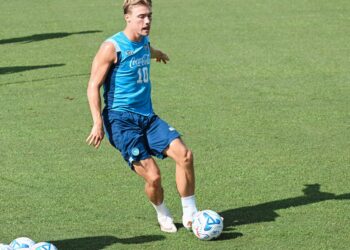 Rasmus Hojlund of Napoli