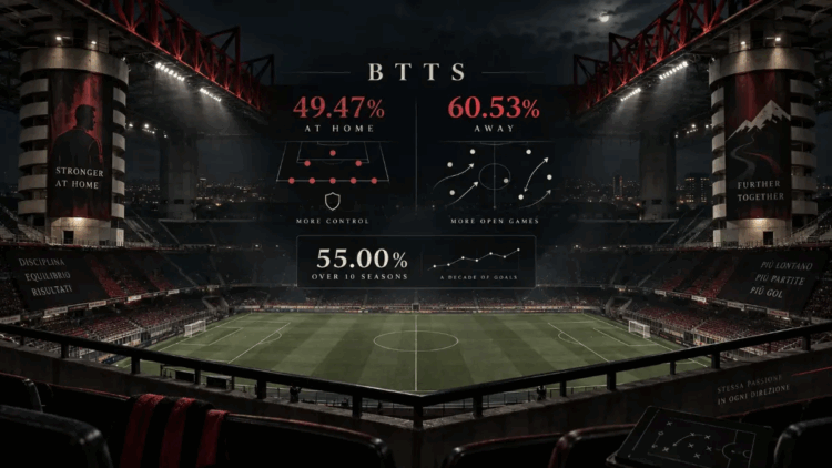 Milan and goals at both ends: what ten seasons of data show