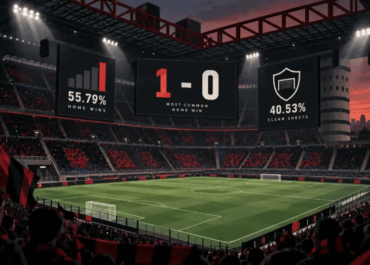 Ten Seasons of Serie A scorelines, and What They Say About Milan at San Siro