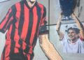 Franco Baresi mural outside Casa Milan vandalised again