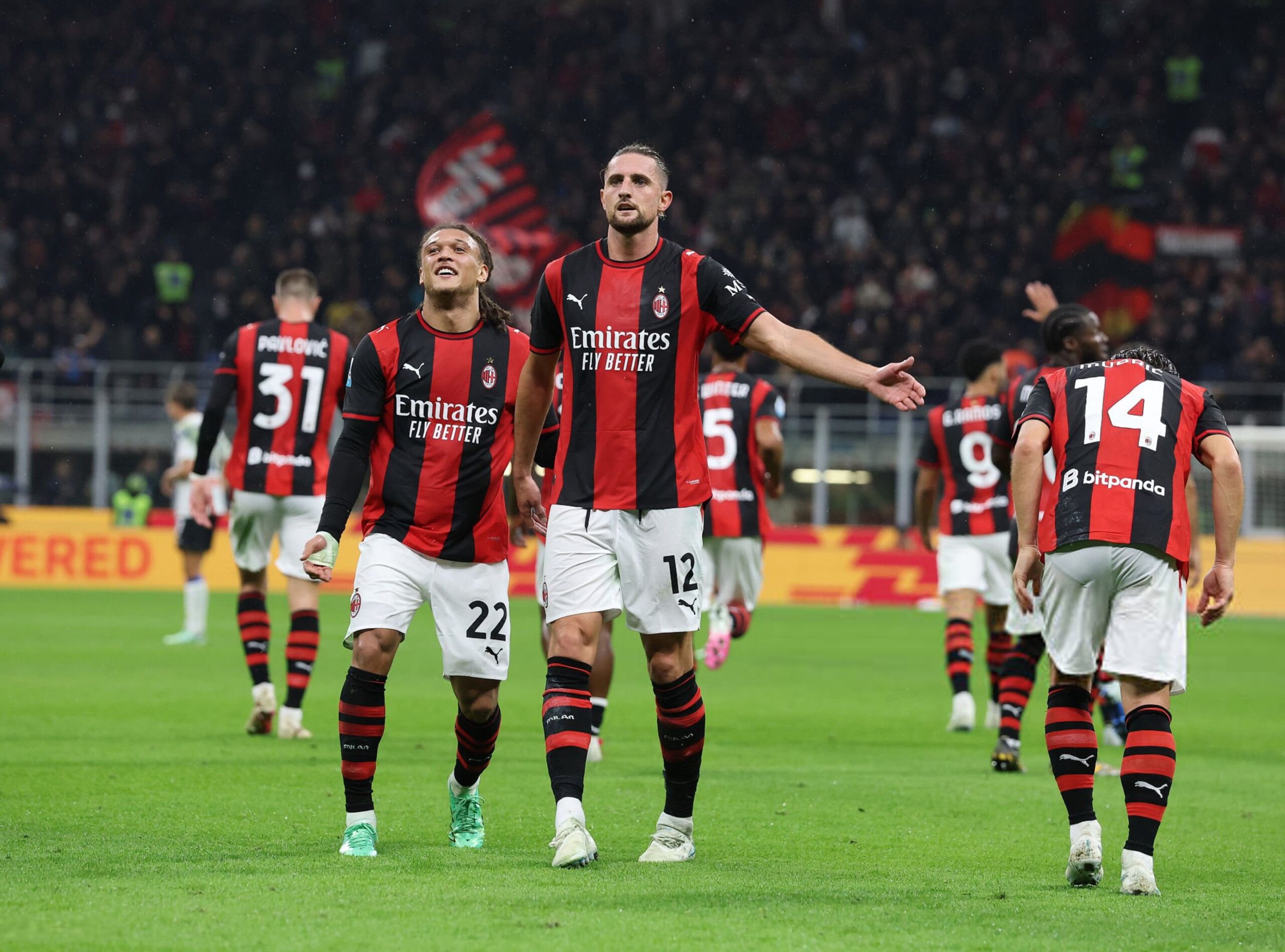 Adrien Rabiot of AC Milan