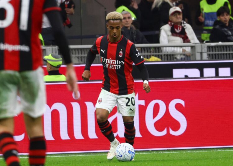 Omari Hutchinson of AC Milan