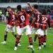 Gonçalo Ramos and his AC Milan teammates during a match against Atalanta