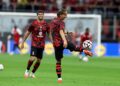 Christian Pulisic and Luka Modric of AC Milan بوليسيك مودريتش ميلان