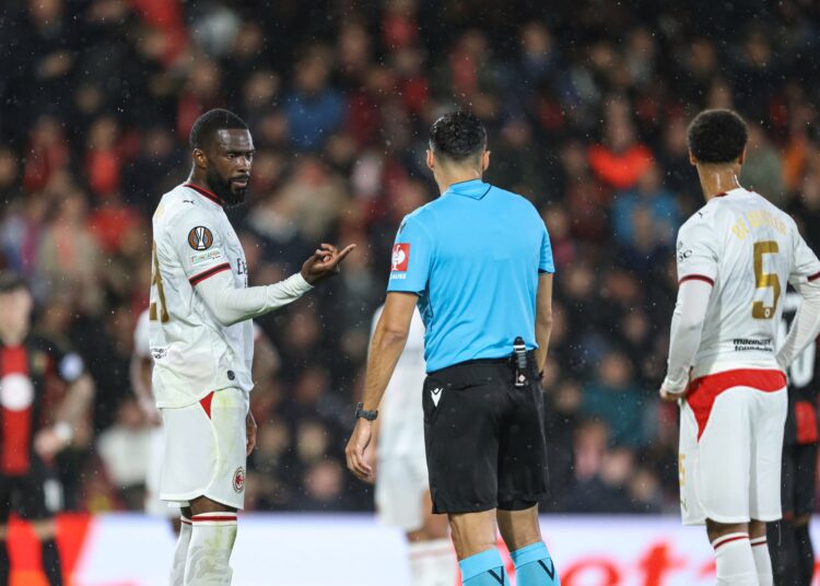 Fikayo Tomori of AC Milan vs Bournemouth