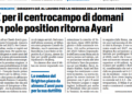 Tuttosport: Yasin Ayari back in pole position for Milan’s midfield plans