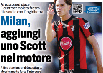 Tuttosport: AC Milan keen on Alex Scott, with Yasin Ayari seen as an alternative
