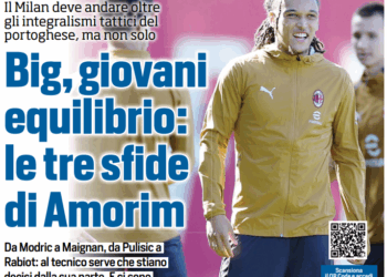 Tuttosport: Stars, youth, and balance: Amorim’s three big challenges at AC Milan