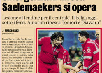 Gazzetta: Gabbia to return in 2027: Milan’s defensive emergency – Saelemaekers to undergo surgery