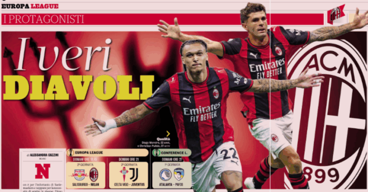 Gazzetta: Moreira-Pulisic, AC Milan’s creative duo eye European breakthrough