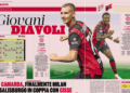 Gazzetta: AC Milan’s young devils: Camarda finally starts and partners Cisse in attack vs RB Salzburg