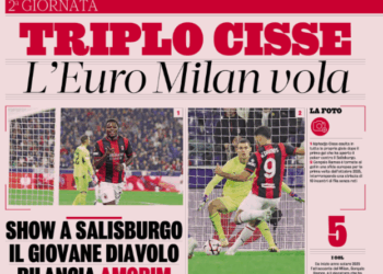 Gazzetta: Cisse hat-trick as ‘Euro Milan’ takes flight