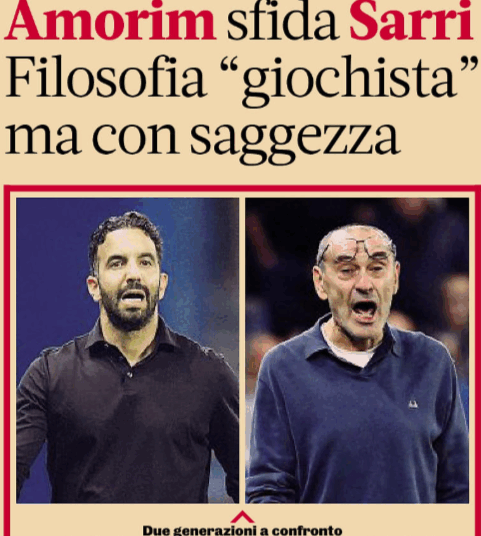 Amorim AC Milan - Sarri Atalanta