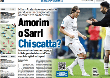 AC Milan Atalanta Tuttosport article Amorim vs Sarri