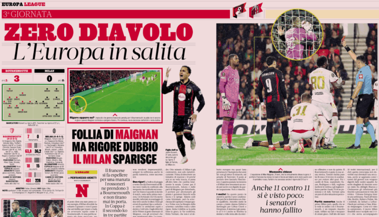 Gazzetta: Europa League is an uphill battle for AC Milan