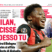 CorSport: Milan’s Amorim trusts Cisse against Bologna as Pulisic rests for the derby