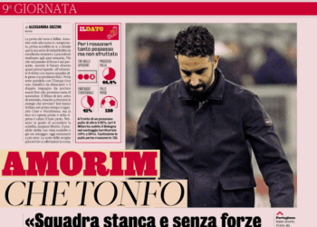 Gazzetta: Amorim stunned after Milan collapse: “The team was tired and lacked strength”