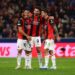 Ardon Jashari, Gonçalo Ramos, and Christian Pulisic of AC Milan