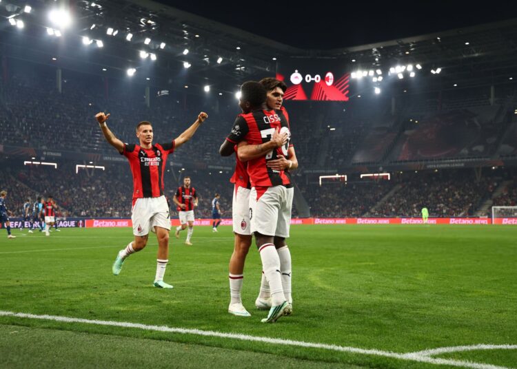 Alphadjo Cisse Davide Bartesaghi Francesco Camarda AC Milan سيسي كاماردا بارتيساغي ميلان