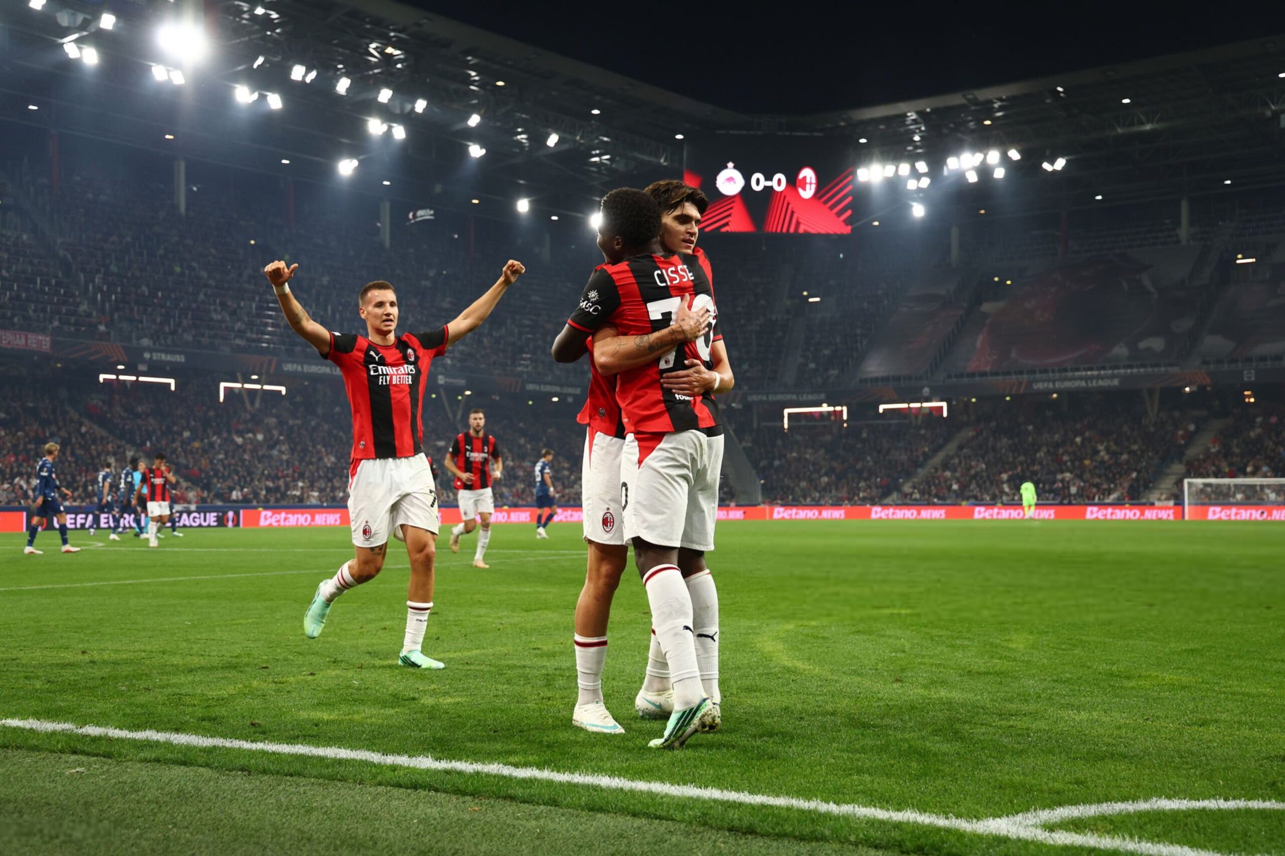 Alphadjo Cisse Davide Bartesaghi Francesco Camarda AC Milan سيسي كاماردا بارتيساغي ميلان