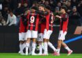 AC Milan players celebrate ميلان
