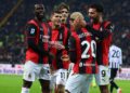 AC Milan players celebrate ميلان