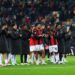 AC Milan players celebrate ميلان