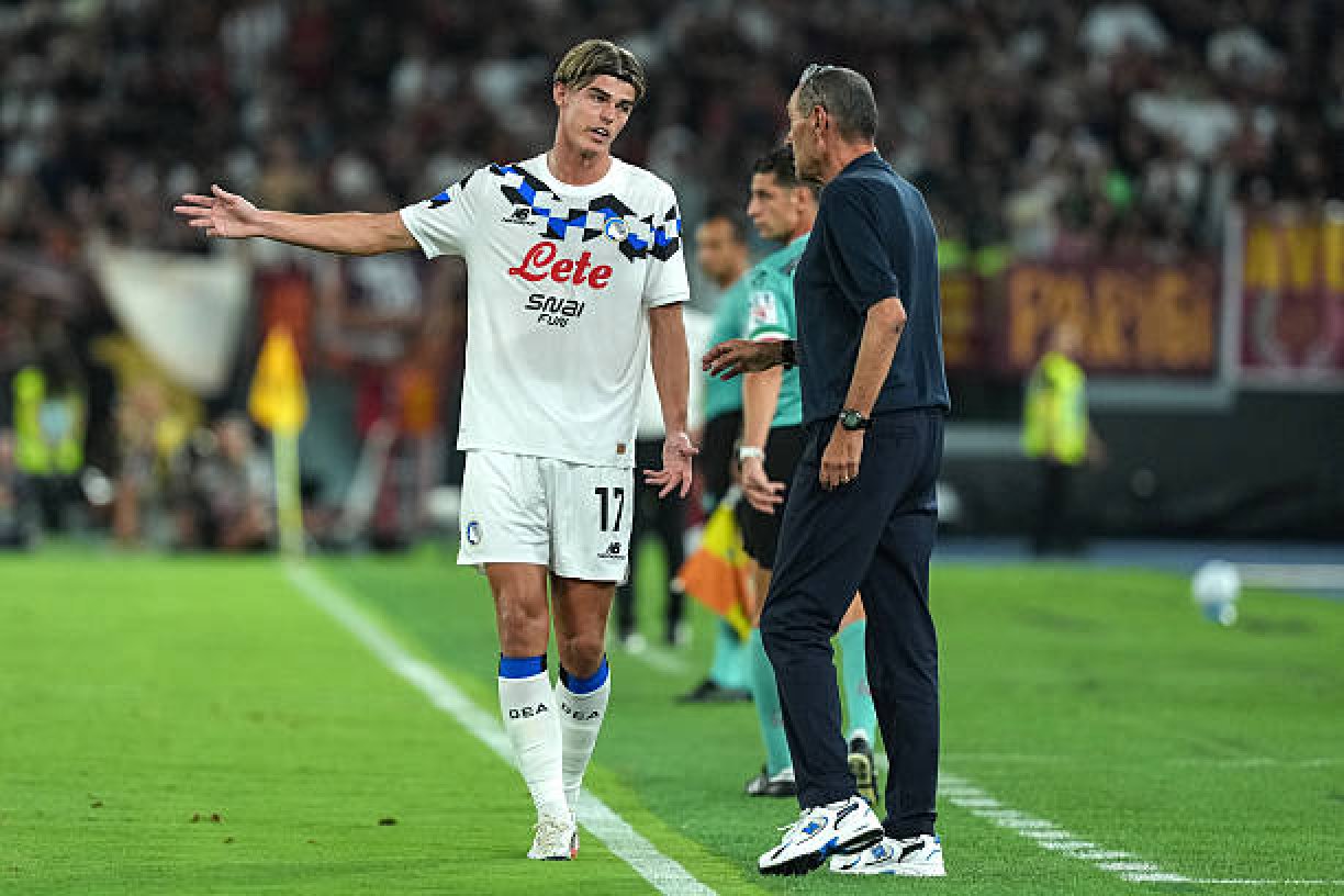 Sarri and De Ketelaere of Atalanta